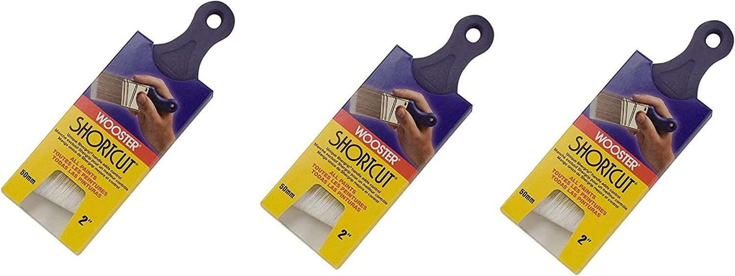 Wooster Brush Q32112 Shortcut Angle Sash Paintbrush, 2Inch, White 3