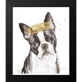 thumbnail image 2 of Pinto, Patricia 15x17 Black Modern Framed Museum Art Print Titled - French Bulldog with Crown, 2 of 5