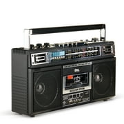 QFX J-220BT cassette AM/FM/SW radio Bluetooth boombox with USB recording