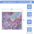 thumbnail image 4 of Blue Purple Marble Texture Washcloth 12x12in Set, 6 Pack Absorbent Cotton Towel Square Kitchen Dishes Towels, Soft Cleaning Face Hand Towel Fast Drying Wash cloth, 4 of 7