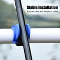 thumbnail image 4 of ABCISI 4PCS Fishing Rod Holders for Railings, Portable Fishing Pole Holders for Bridge Railings Ship Railings Seaside Guardrails, Arc bottom black, 4 of 10