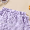 thumbnail image 3 of Ashirexll Kids Shorts, Girls Shorts, Girls' Flower Bud Shorts with Polka Print Summer Style Girl Shorts Casual and Comfortable Solid Color Lantern Pants, 3 of 6