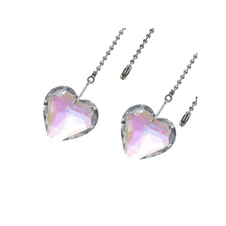 

IMSHIE Heart for Window Balcony Kitchen Garden Clear Glass Heart Prisms Pendants for Balcony Kitchen Garden Rainbow Maker Outdoor Indoor Decoration for Mom Grandma Friend steadfast