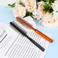 thumbnail image 2 of 2 Pack Small Quiff Roller Brush with 8 Rows Nylon Bristles, Round Curling Comb for Wet Wavy Hair, Lifting, Bangs, 2 of 5