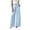 AA-Light Blue, variant on QATAINLAV Womens Linen Wide Leg Palazzo Pants Summer Button Front Elastic Waist Work Trouser Loose Casual Dress Pants with Pockets Khaki M
