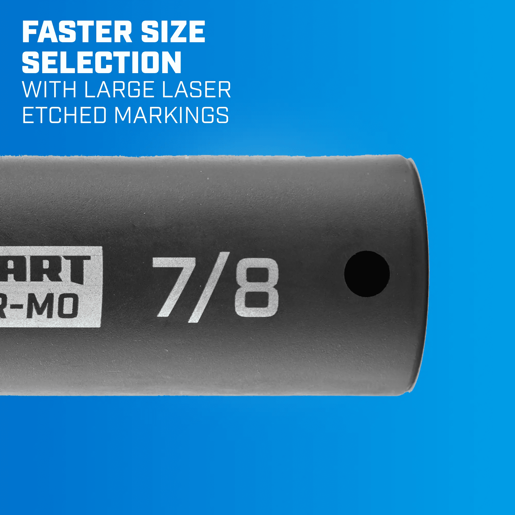 HART 11 Piece 1/2-inch CR-MO Impact Rated Socket Set , Standard Sockets