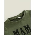 thumbnail image 5 of Boys Summer 2Pcs Outfit Sets Green Short Sleeve Letter Print T-shirt + Animal Print PP Shorts, 5 of 9