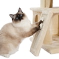 thumbnail image 7 of Gift for Pet! Cat Tree Luxury 34 Inches Cat Tower with Double Condos, Spacious Perch, Fully Wrapped Scratching Sisal Posts and Replaceable Dangling Balls Beige, 7 of 7