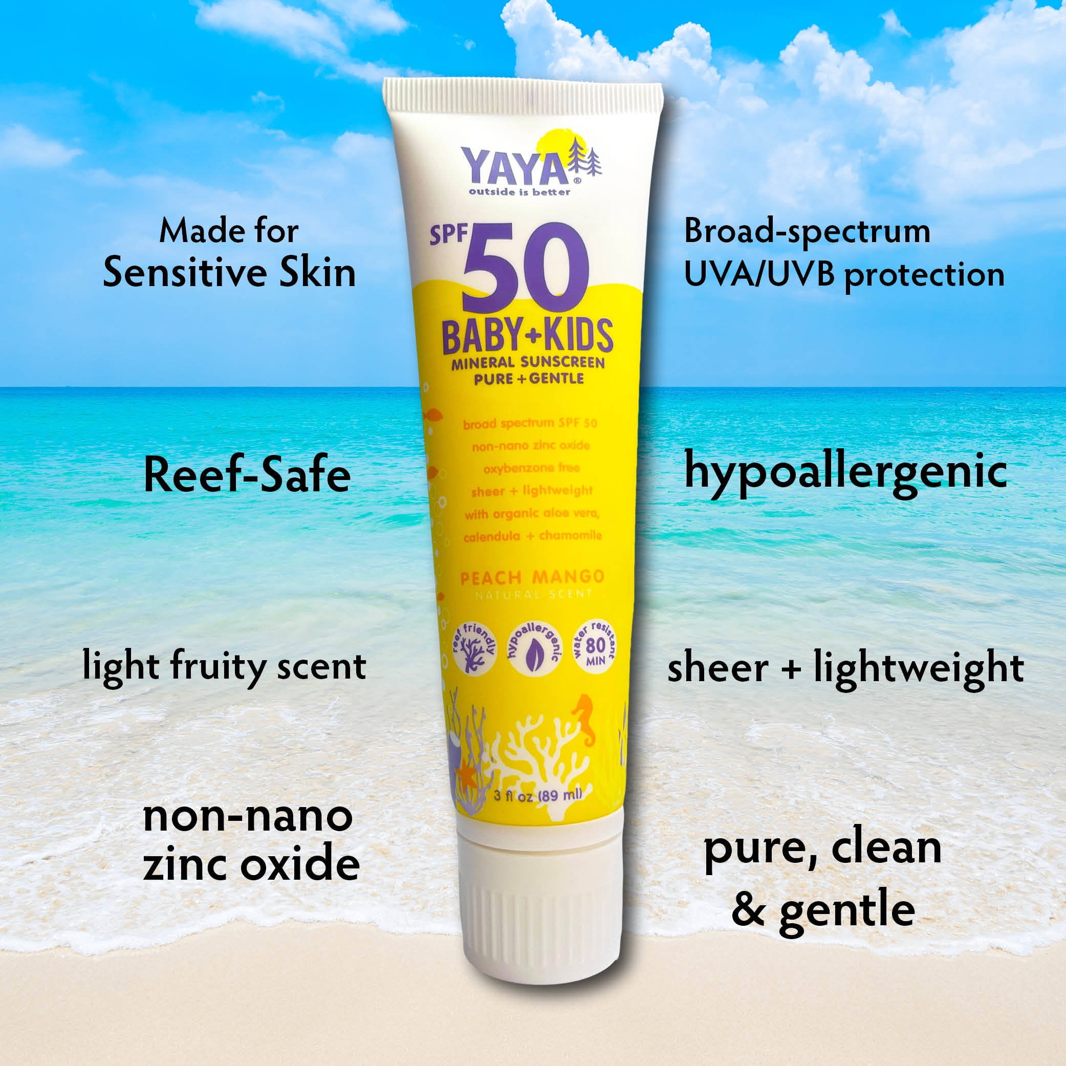 Baby + Kids SPF 50 Mineral Sunscreen (Duo-Pack)