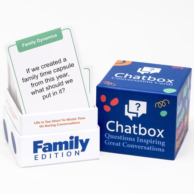 Cartas de conversación Chatbox 200 Juego familiar y de fiesta