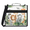 Black, variant on Jiaoprinted Monstera Leaves Zipper 3 D-Ring Binder Bag with Shoulder Strap, Tropical Leaf Waterproof Expanding Binder, Multi-Pocket Portfolio Organizer Case