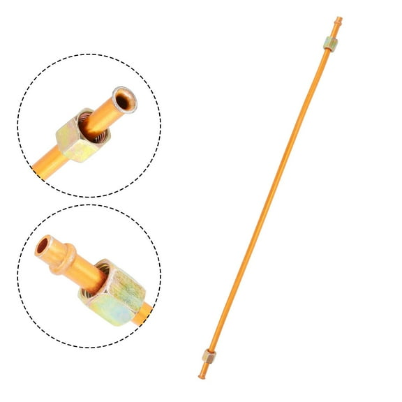 400mm Thread Aluminum Air Compressor Exhaust Tube Replacement Tone Parts Stainless Steel Hose Pressure Relief Valve Tube, A