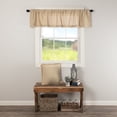 thumbnail image 5 of VHC Brands Burlap Vintage Farmhouse Kitchen Curtain Valance, Vintage Tan 16x72, 5 of 7