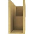 thumbnail image 4 of 8"W x 24"D x 16"H Classic Chapel Hill Rough Cedar Woodgrain TimberThane Corbel, Primed Tan, 4 of 6