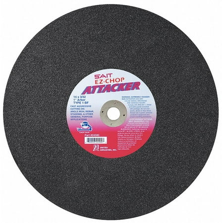 

United Abrasives/Sait CutOff Whl EZCHOP ATTACKER 14 x3/32 x1 24500