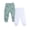 D, variant on 2-Pack Unisex Toddler Baby Jogger Pants with Elastic Cuffs 100% Cotton Bottoms For Baby Boys & Girls Size 0-24M