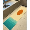 thumbnail image 5 of Minimalist Sun And Sea Painting Rugs, Modern Landscape Rug, Sea Rugs, Modern Rugs, Door Mat, Wedding Rug, Non Slip Rug, Colorful Rug, 3.3'x5' - 100x150 cm, 5 of 9