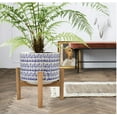 thumbnail image 5 of Soporte para plantas de interior de madera moderno, soporte esquinero para flores para sala de estar y balcón., 5 of 5