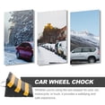 thumbnail image 4 of Car Wheel Chock Tire Support Rubber Pad Chock Rubber Wheel Stopper Automotive Ramp, 4 of 9