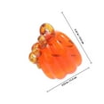 thumbnail image 2 of Milisten Golden Glass Pumpkin Figurine Fall Harvest Table Centerpiece, 2 of 8