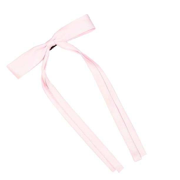 Pinza para el cabello de mujer, lazo de cinta con borla de cola larga, pinza para niña, accesorio de color sólido, pinza para el cabello con lazo tipo garra