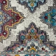 thumbnail image 3 of LR Home Ada 5' x 7'6" Multi Boho Checkered Durable Indoor Area Rug, 3 of 8