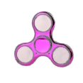 thumbnail image 1 of Alloy Metal Fingertip Electroplating Luminous Spinning Top Decompression Toypurple, 1 of 4