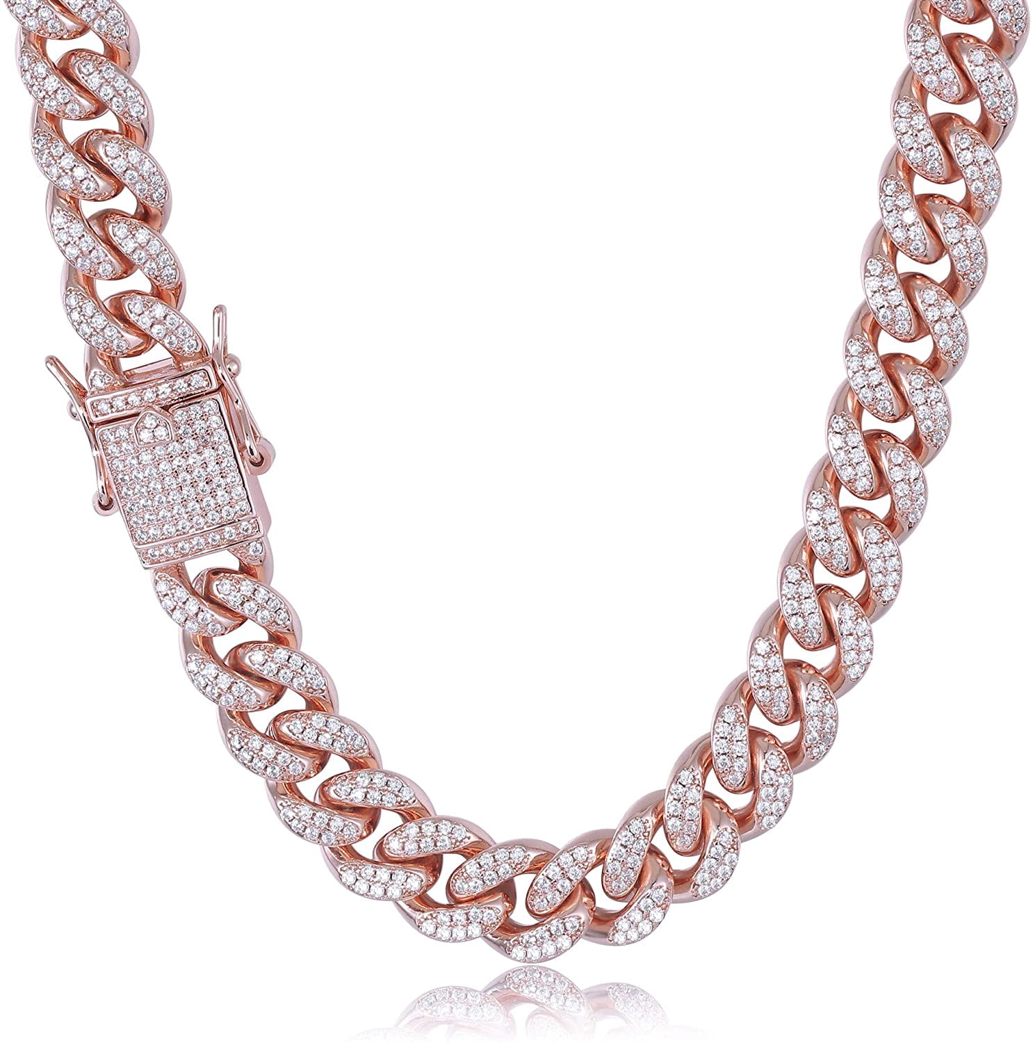 Miami Cuban Link Iced Out 14k Gold 
