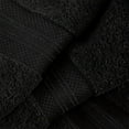 thumbnail image 3 of Superior Aria Turkish Cotton Solid Heavyweight 9-Piece Black Towel Set, 3 of 6