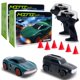 thumbnail image 1 of Mini coche RC QAONIE a escala 1:64, superdeportivo de 26 km/h de velocidad, verde y negro, 1 of 1