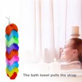 thumbnail image 2 of Bath Shower Body Exfoliating Bath Sponge Scrub Mesh Net Bath Massage Towel Massage Towel Back Scrubber Color Random, 2 of 8