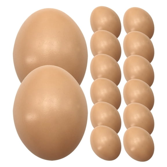 Pawsdot Fake Eggs to Decorate Khaki PP 20Pcs Easter Theme