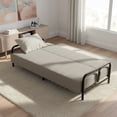 thumbnail image 2 of Sofá Cama Color Gris Homemake Furniture, Multifunción Convertible Tipo Futón,  Nueva Tecnología de Resortes, 2 of 6