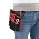 thumbnail image 4 of Bolsa de herramientas multifunción portátil de tela Oxford para exteriores, escalada, acampada, riñonera con cinturón, borde rojo, 4 of 12