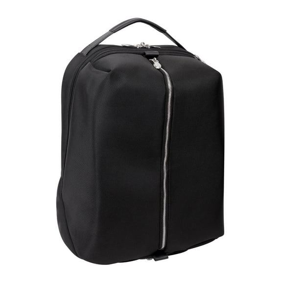 U Series | SOUTH SHORE | 17" Nylon, Carry-All, Laptop & Tablet Overnight Backpack - Black