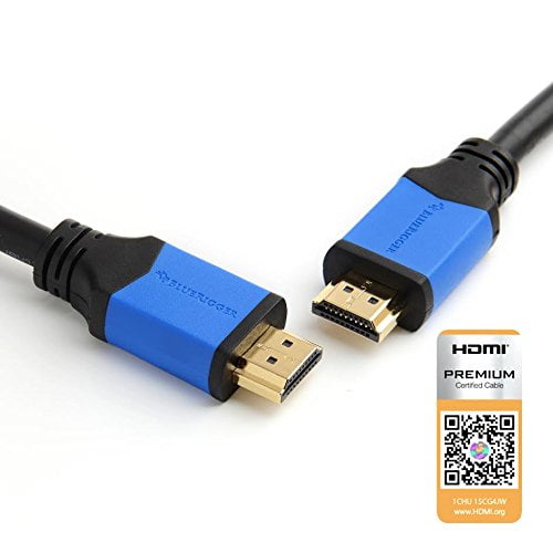 Bluerigger premium certified high speed hdmi 2 0 cable 6 6 feet