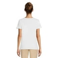 thumbnail image 4 of RealSize Women's Embellished Crewneck Tee with Short Sleeves, Sizes XS-3XL, 4 of 6