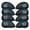 Black, variant on Golf Iron Case 8 Pcs 1 Set Resistant Protective - Blue
