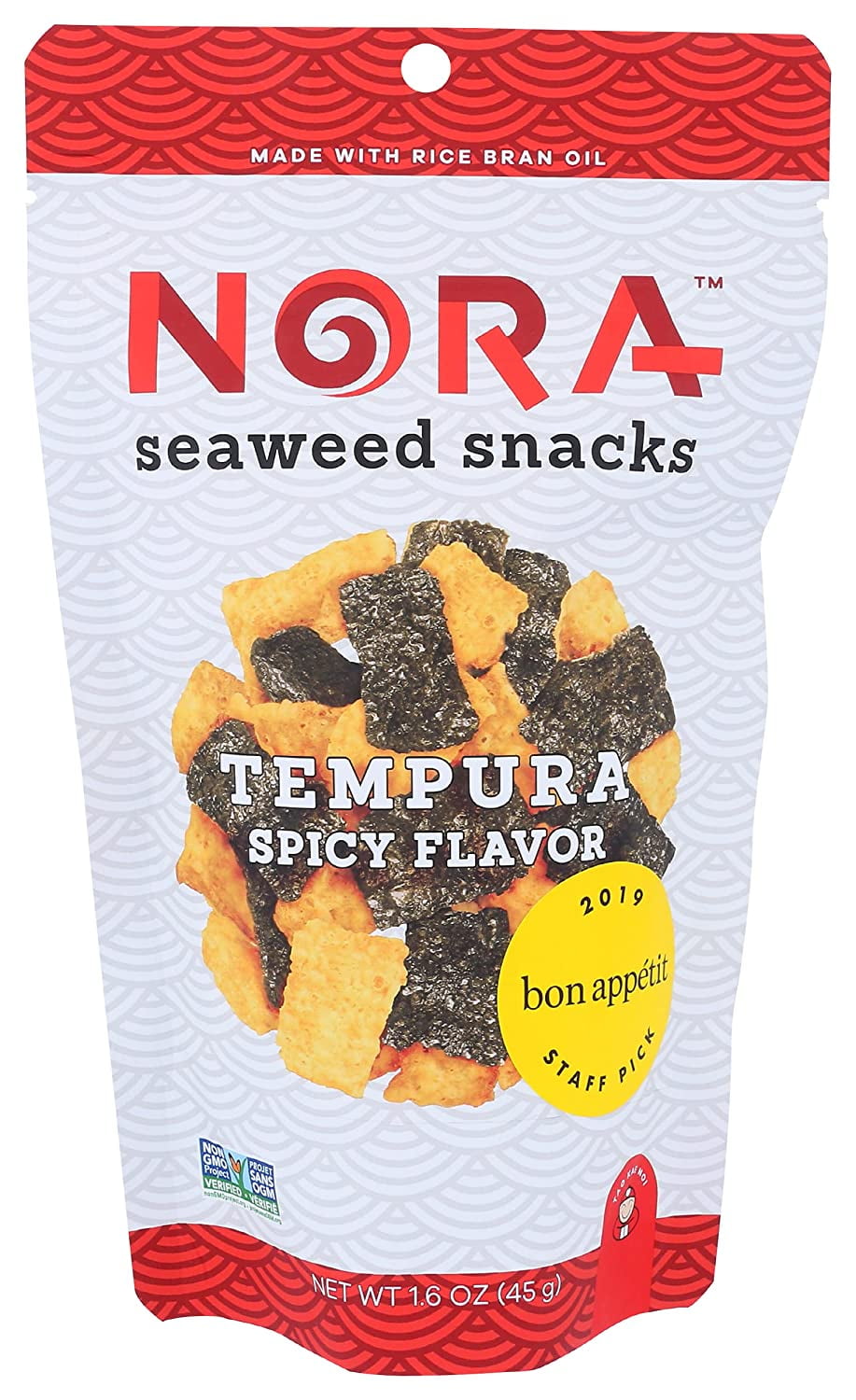 Nora Tempura Original Crispy Seaweed Snacks, Thai-Flavored, Vegan
