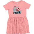 thumbnail image 3 of Inktastic Let's Go Fishing Girls Toddler Dress, 3 of 5
