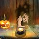 thumbnail image 4 of Decoraciones de Halloween Artesanías de Madera Al Aire Libre, Velas Fantasma, Sombras Fantasma, Decoraciones de Fiesta de Wansheng Aterradoras, Decoraciones de Casa Y Sala de Estar, 4 of 5