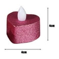 thumbnail image 6 of Eoperou 12-Piece Realistic Flameless LED Tea Lights Set - Battery Operated with Flickering Wicks for Elegant Home Table Decorations, 6 of 8