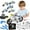 silver, variant on LNGOOR Toys Building Metal Model Kits STEM Building Toys Model Car Kits For Boys 8-12 Erector Set Car Metal Building Blocks For Kids Boys 8 9 10 11 12-16 Years Old On Clearance