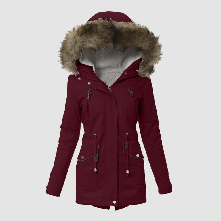 Plus size peplum winter top coat