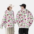 thumbnail image 4 of Lsque Tulips Flowers UPF 50+ Lightweight Sun Protection Men's Women's Long Sleeve Shirt, Hoodie Performance -X-Large, 4 of 9