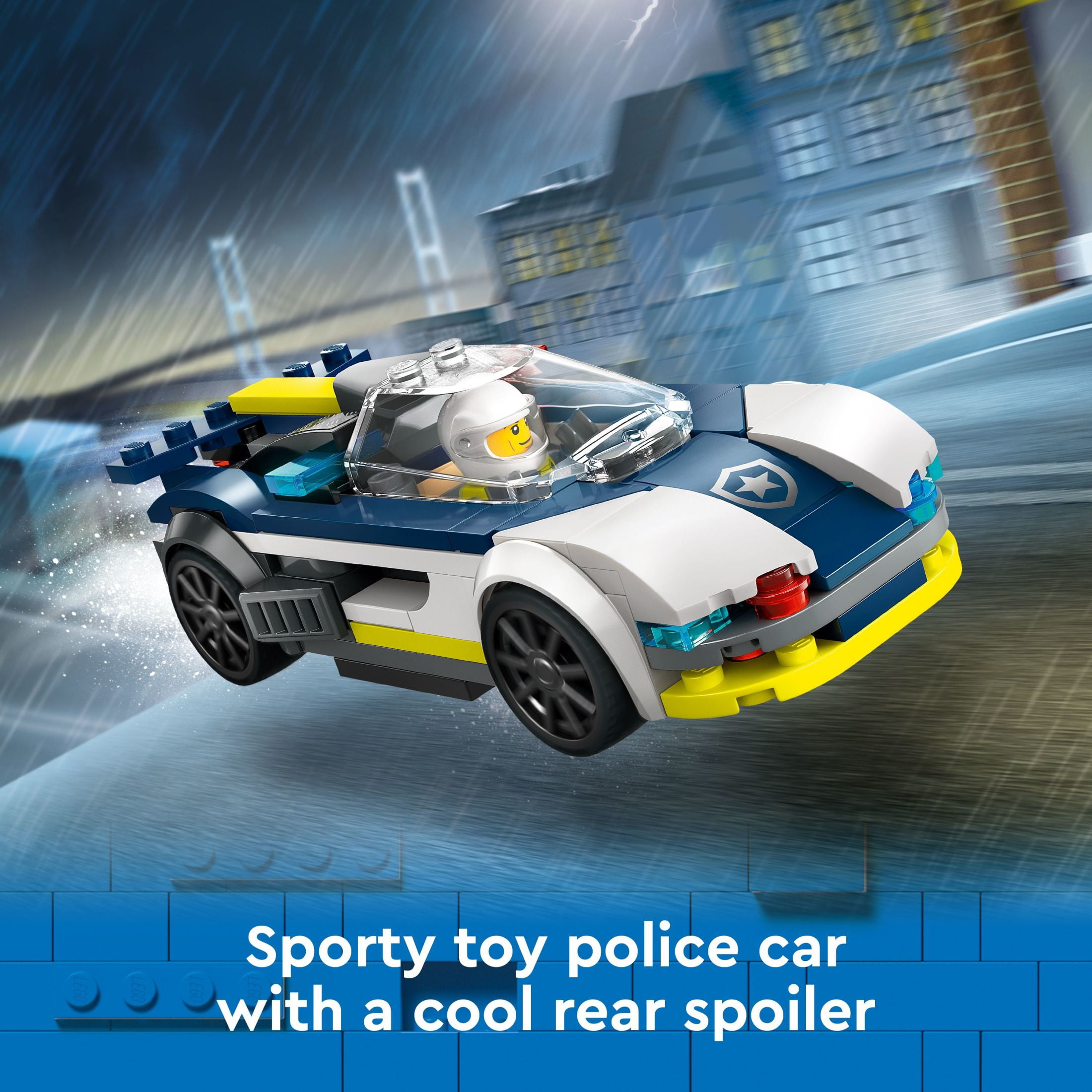 LEGO, Police Car and Muscle Car Chase Set 60415, Includes