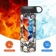 thumbnail image 6 of Yiaed cartoon cute Skull star Print Water Bottle with Straw Lid, Stainless Steel Double Wall Insulated Water Bottle | Leak-Proof and Spill-Proof Water Bottle, 6 of 8