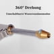 thumbnail image 4 of Garden Handheld Sprayer, Metal Garden Sprayer, Garden Pistol Spray Gun, High Pressure Garden Hose Nozzle for Watering, Car Wash, Sidewalk Cleaning, Pe, 4 of 5