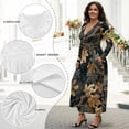 thumbnail image 6 of Tutolipy Camouflage Hunting Printed Womens Dresses Flowy Casual Midi Dress Empire Waist Dress Elegant A Line Dresses with Pockets, XL, 6 of 7