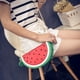 thumbnail image 4 of Bolso de hombro Mujer Naranja Sandía Forma Croossbody Bolsa Linda Cadena de Frutas, 4 of 6